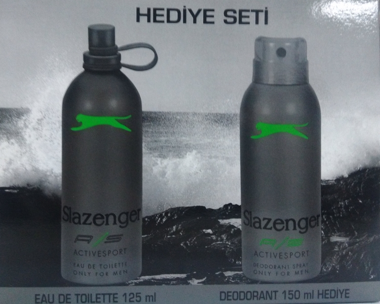 Slazenger Active Sport EDT Parfüm + Deodorant li Yeşil